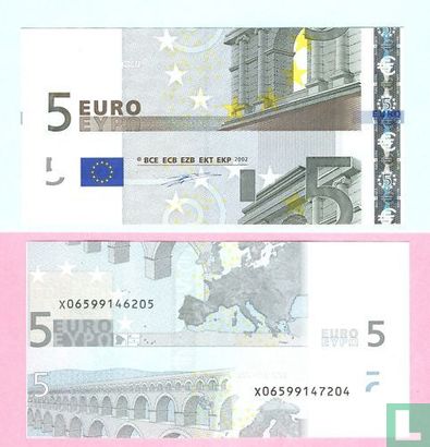 Eurozone 5 Euro (Mismade)