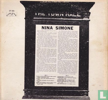 Nina Simone at Town Hall  - Image 2