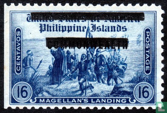 Philippinische Geschichte, mit Aufdruck