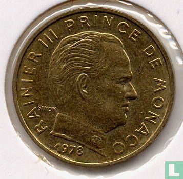 Monaco 10 centimes 1978 - Afbeelding 1