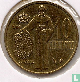 Monaco 10 centimes 1978 - Afbeelding 2
