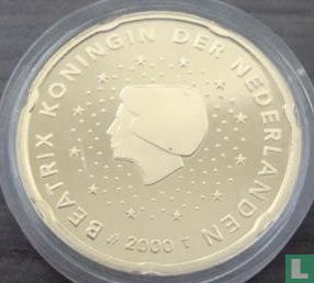 Netherlands 20 cent 2000 (PROOF) - Image 1