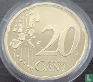 Netherlands 20 cent 2000 (PROOF) - Image 2
