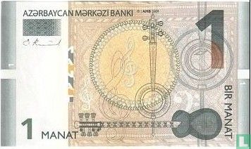 Azerbaïdjan 1 Manat 2009 - Image 1