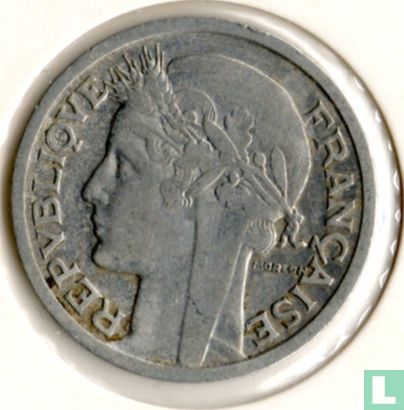 France 2 francs 1945 (B) - Image 2