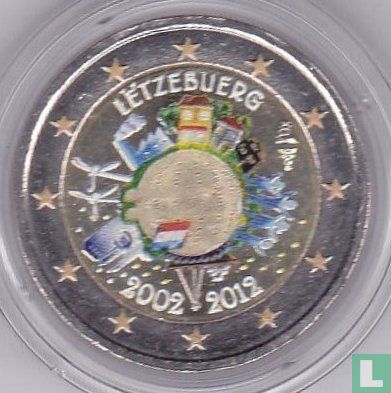 Luxemburg 2 euro 2012 (met kleine vlag in het midden) "10 Years of Euro Cash" - Image 1