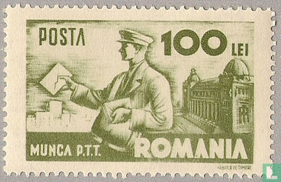 Postwesen - Postbote