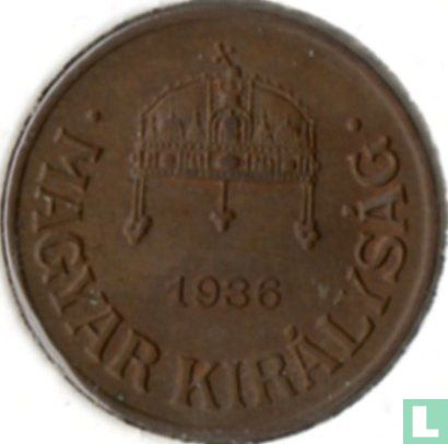 Hungary 1 fillér 1936 - Image 1
