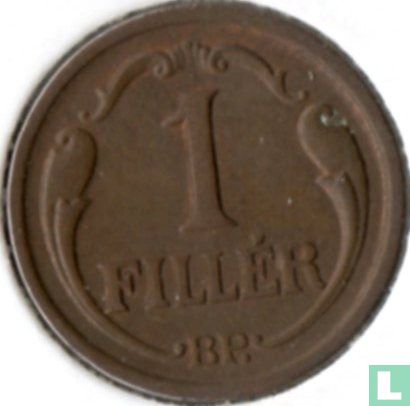 Hongrie 1 fillér 1936 - Image 2