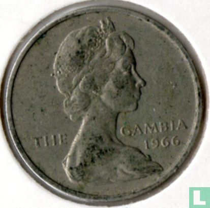 Gambie 1 shilling 1966 - Image 1