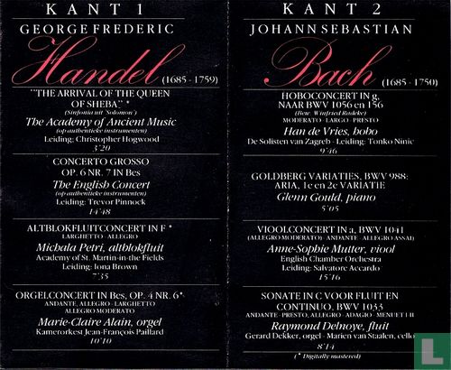Barok Plus 2 - Bach, Händel Jubileumjaar 1985 - Image 2