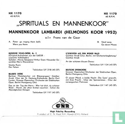 Spirituals en mannenkoor - Image 2