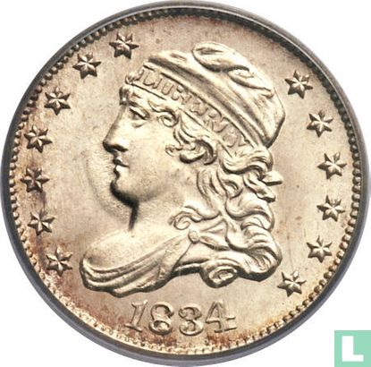 United States ½ dime 1834 (type 2) - Image 1