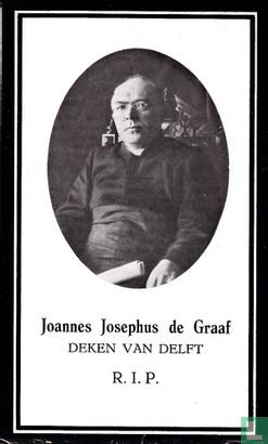R.I.P. Joannes Josephus de Graaf, Deken van Delft - Afbeelding 1