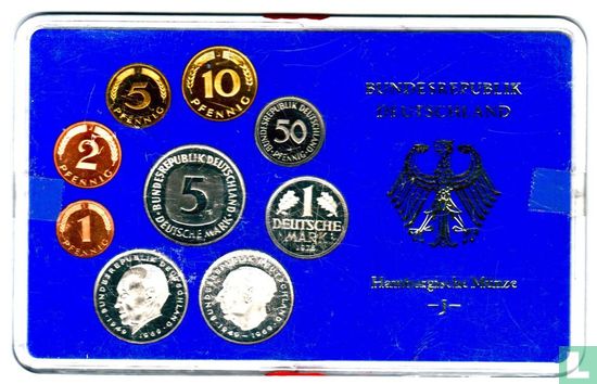 Germany mint set 1975 (J - PROOF) - Image 1