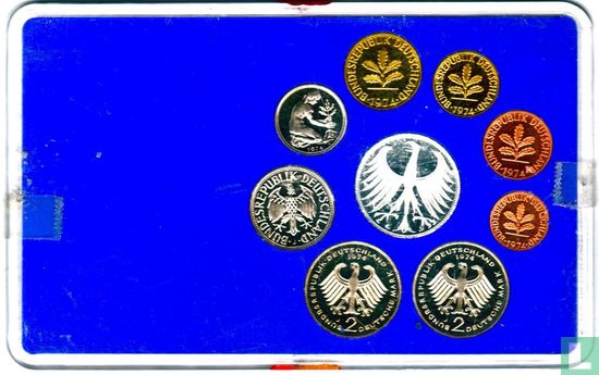 Germany mint set 1974 (J - PROOF) - Image 2