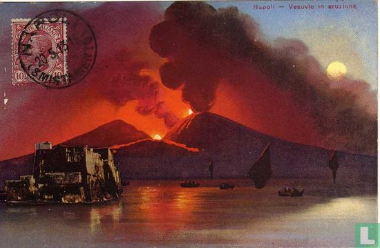 Vesuvio in eruzione - Afbeelding 1