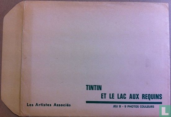 Tintin le lac aux requins - enveloppe [1]
