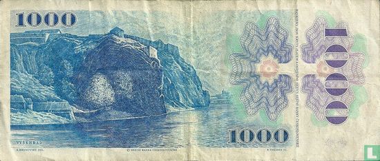 Tsjechië 1000 Korun - Afbeelding 2