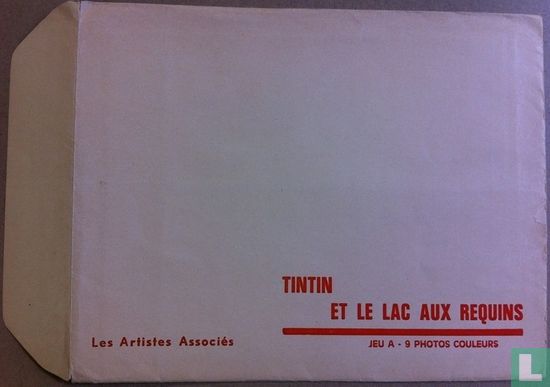 Tintin le lac aux requins - enveloppe [2]