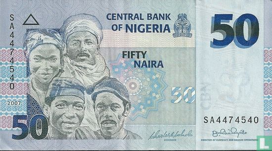 Nigeria 50 Naira 2007 - Afbeelding 1