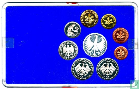 Germany mint set 1974 (D - PROOF) - Image 2