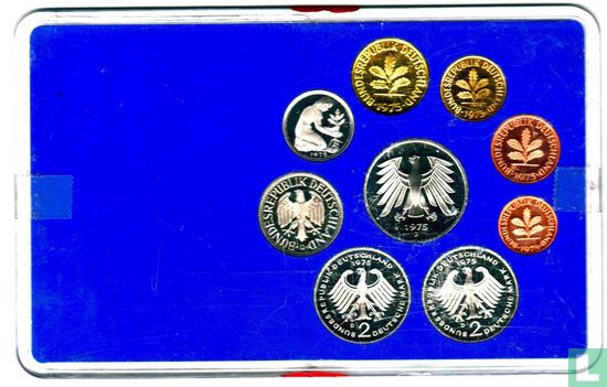 Germany mint set 1975 (D - PROOF) - Image 2
