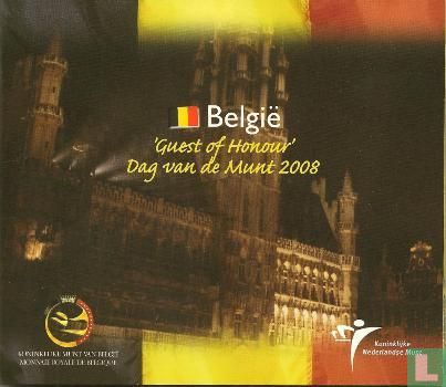 België jaarset 2008 "Guest of Honour - Dag van de Munt" - Afbeelding 1