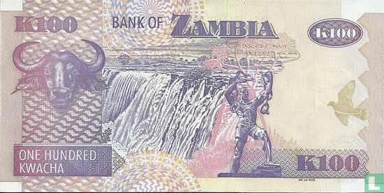 Zambia 100 Kwacha 2008 - Image 2