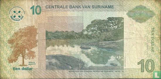 Suriname 10 Dollars 2004 - Bild 2