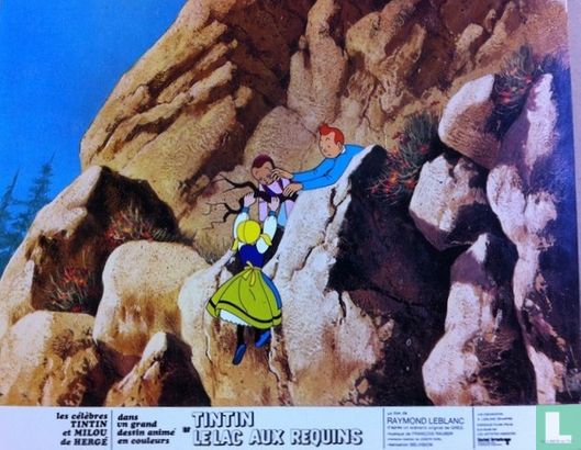 Tintin le lac aux requins Kuifje reddingsactie