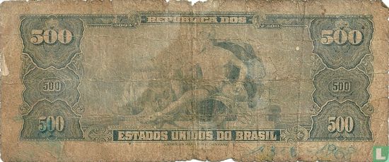 Brésil 500 cruzeiros - Image 2