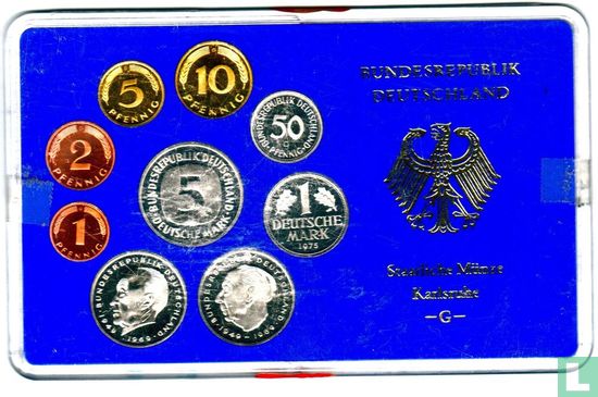 Germany mint set 1975 (G - PROOF) - Image 1