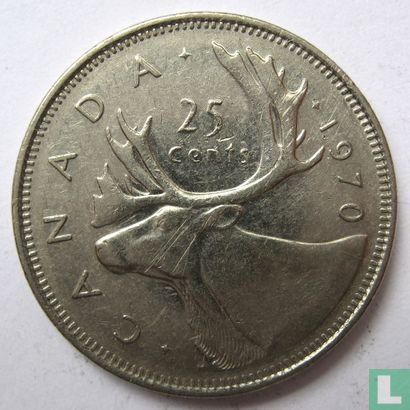Canada 25 cents 1970 - Image 1