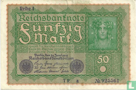 Deutschland 50 Mark (Reihe 1) - Bild 1