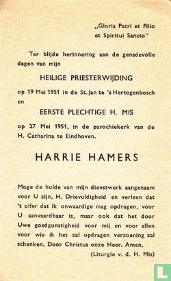 H. Priesterwijding Harrie Hamers - Afbeelding 2