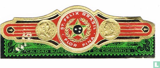 St.Felix Brasil Flor Fina - Calidad Superiores - De Cigarros - Afbeelding 1