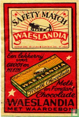 Waeslandia - melk en fondantchocolade