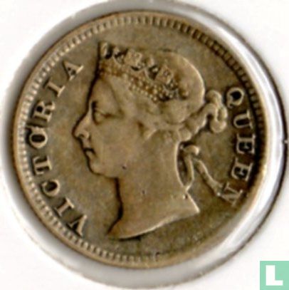 Hong Kong 5 cent 1897 - Afbeelding 2