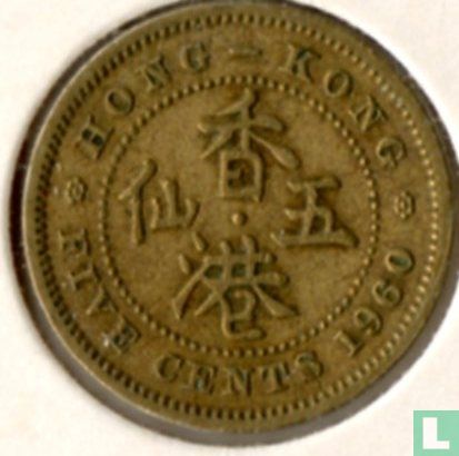 Hong Kong 5 cents 1960 - Image 1