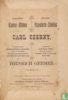 Ausgewählte Klavier-Étüden von Carl Czerny - Afbeelding 1