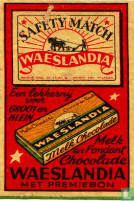 Waeslandia - melk en fondantchocolade