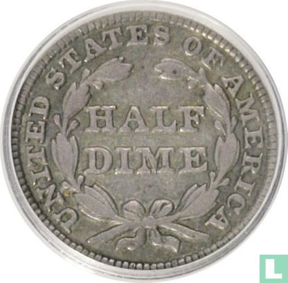 United States ½ dime 1848 (without letter - 8 over 7) - Image 2