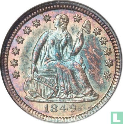 United States ½ dime 1849 (1849/6) - Image 1