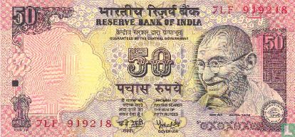 India 50 Rupees - Afbeelding 1
