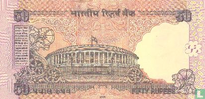 India 50 Rupees - Afbeelding 2