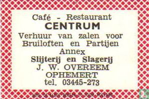 Cafe Rest. Centrum - J.W.Overeem - Afbeelding 1