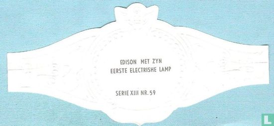 Edison met zyn eerste electrishe lamp - Bild 2