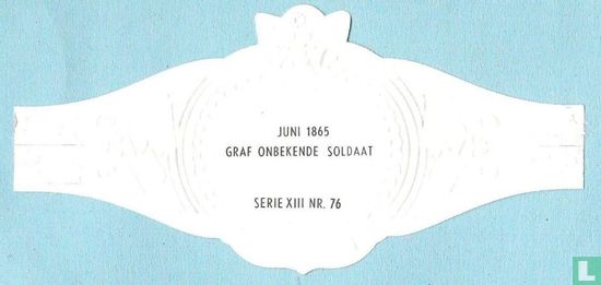 Juni 1865 Graf onbekende soldaat - Image 2