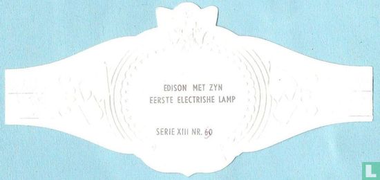 Edison met zyn eerste electrishe lamp - Image 2